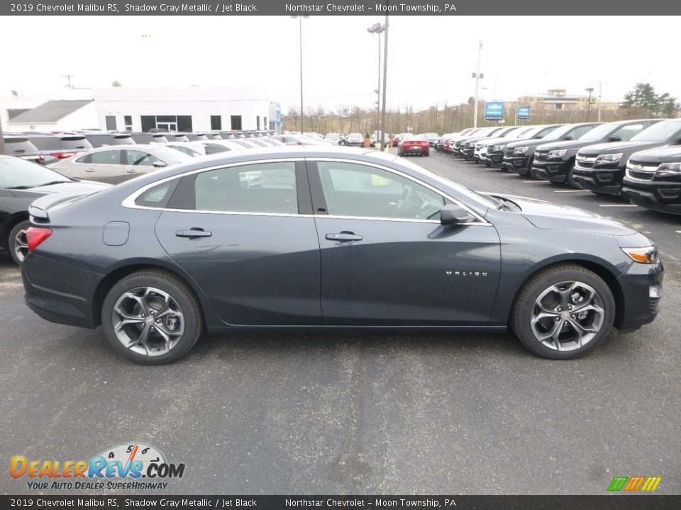 2019 Chevrolet Malibu RS Shadow Gray Metallic / Jet Black Photo #6