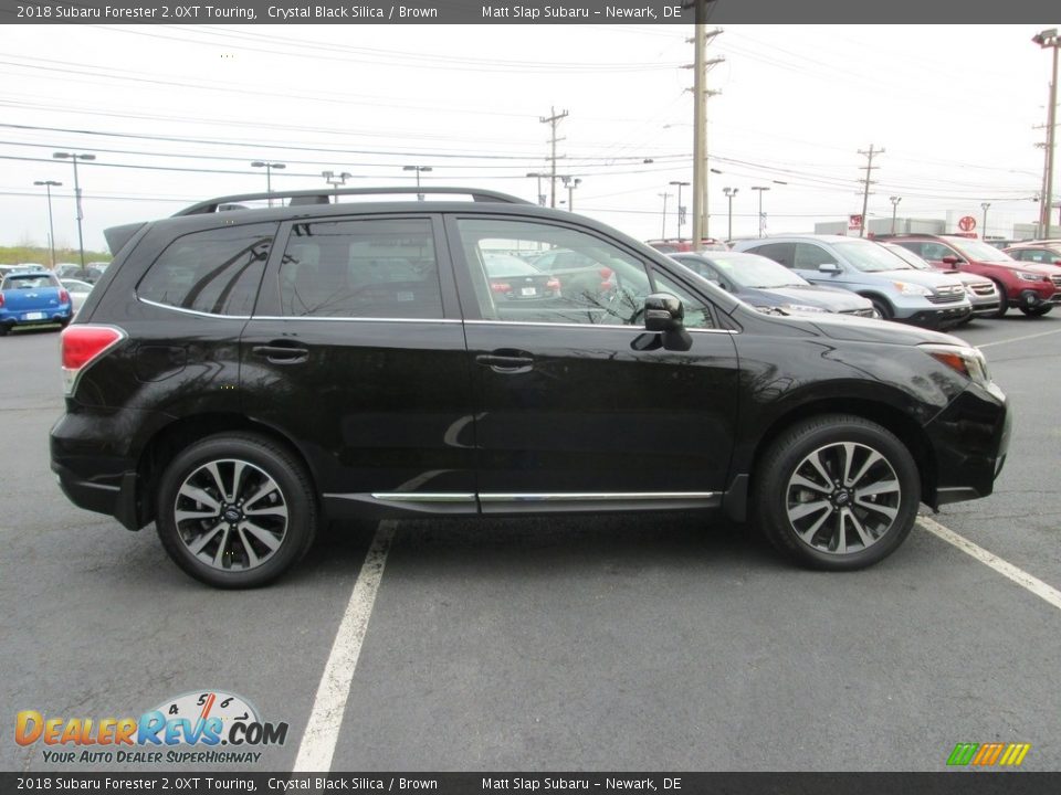2018 Subaru Forester 2.0XT Touring Crystal Black Silica / Brown Photo #5