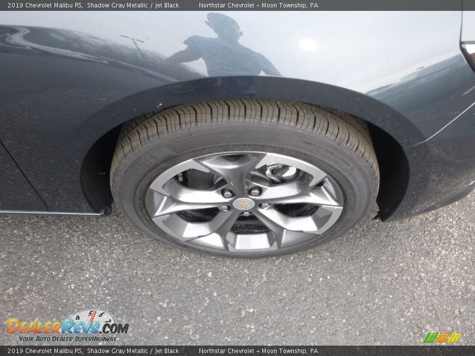 2019 Chevrolet Malibu RS Shadow Gray Metallic / Jet Black Photo #9