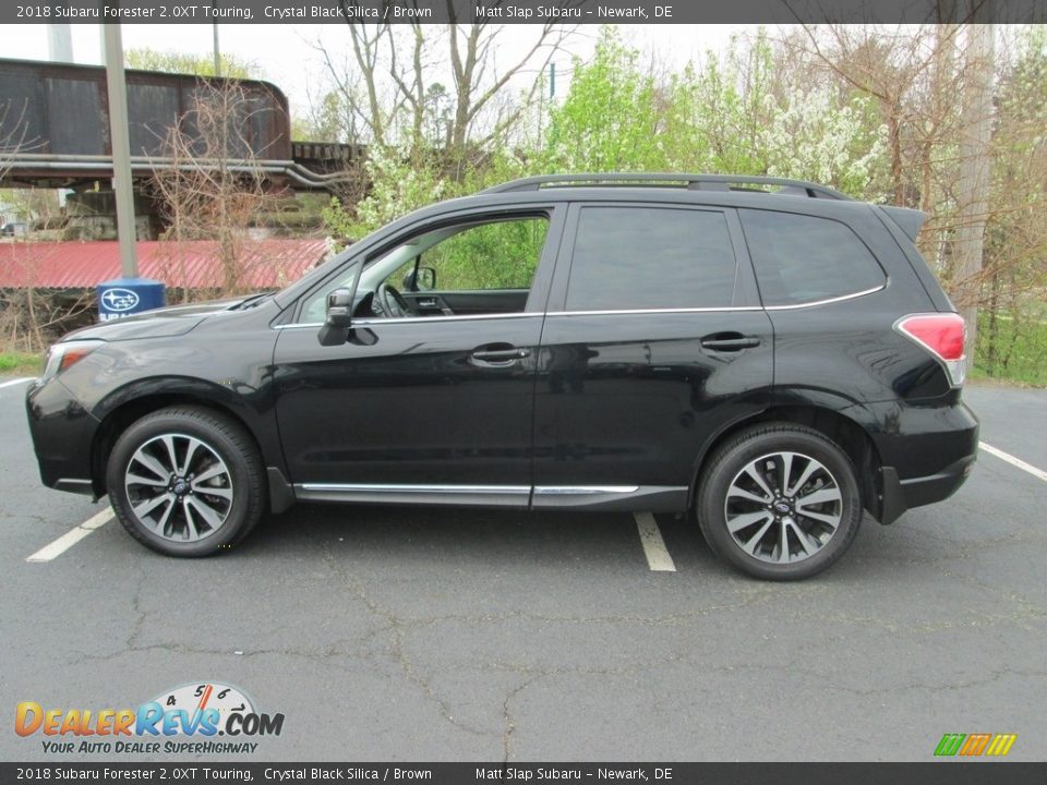 2018 Subaru Forester 2.0XT Touring Crystal Black Silica / Brown Photo #9