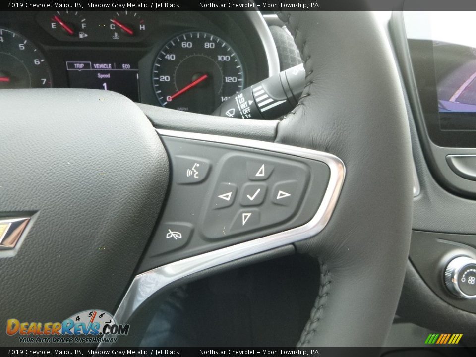 2019 Chevrolet Malibu RS Shadow Gray Metallic / Jet Black Photo #19