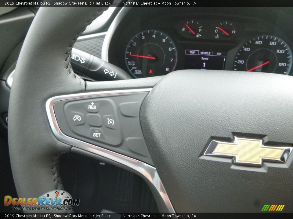2019 Chevrolet Malibu RS Shadow Gray Metallic / Jet Black Photo #20