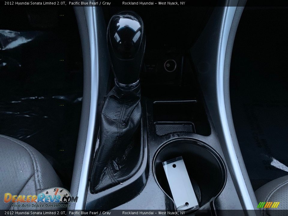 2012 Hyundai Sonata Limited 2.0T Pacific Blue Pearl / Gray Photo #15