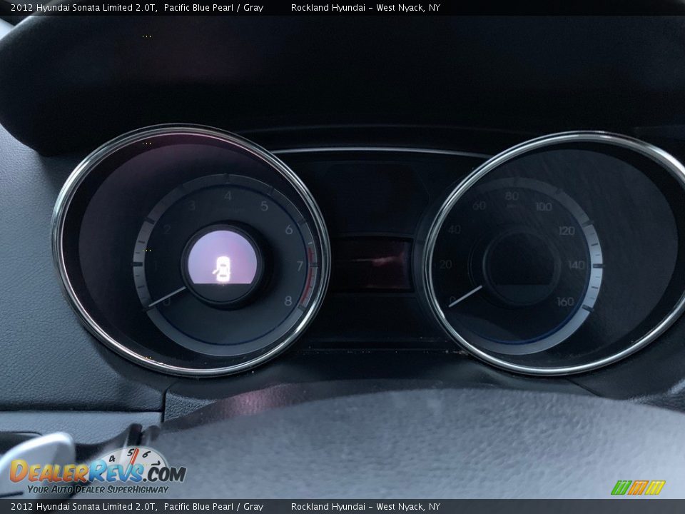 2012 Hyundai Sonata Limited 2.0T Pacific Blue Pearl / Gray Photo #21