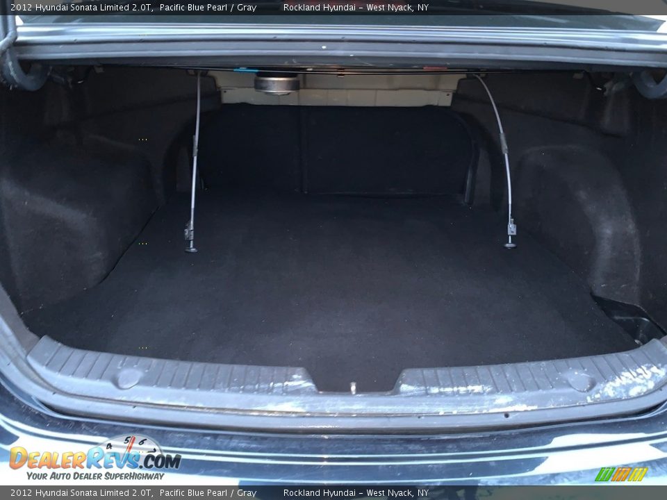 2012 Hyundai Sonata Limited 2.0T Pacific Blue Pearl / Gray Photo #23