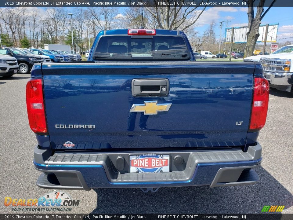 2019 Chevrolet Colorado LT Extended Cab 4x4 Pacific Blue Metallic / Jet Black Photo #5