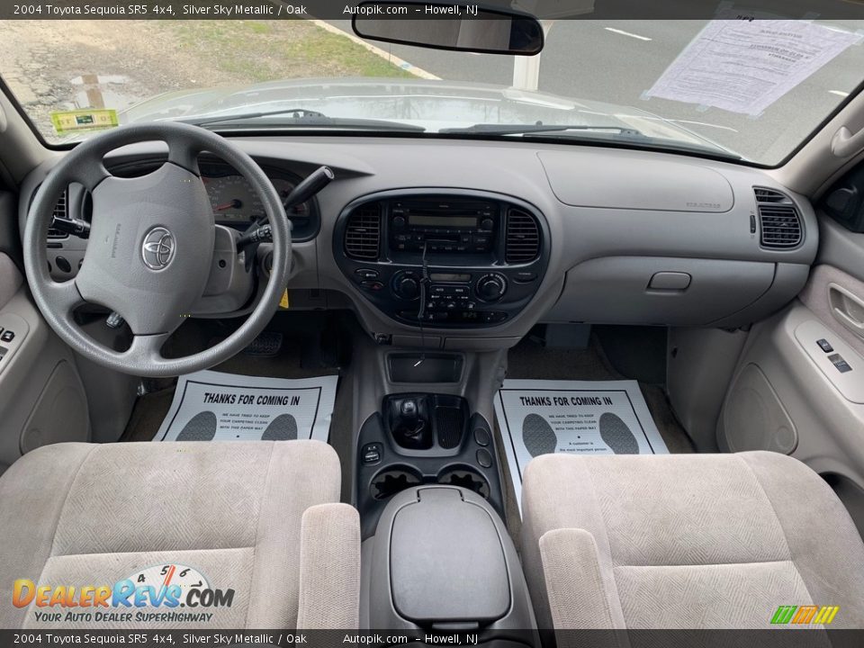 2004 Toyota Sequoia SR5 4x4 Silver Sky Metallic / Oak Photo #13