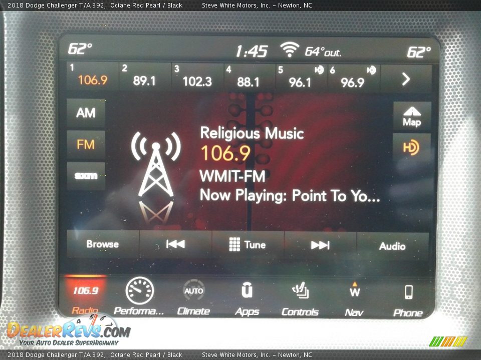 2018 Dodge Challenger T/A 392 Octane Red Pearl / Black Photo #13
