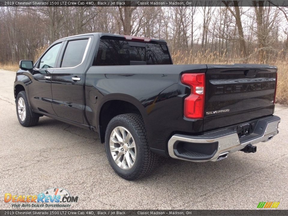 2019 Chevrolet Silverado 1500 LTZ Crew Cab 4WD Black / Jet Black Photo #4