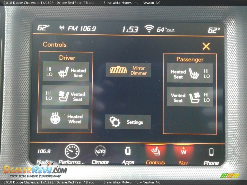 2018 Dodge Challenger T/A 392 Octane Red Pearl / Black Photo #16