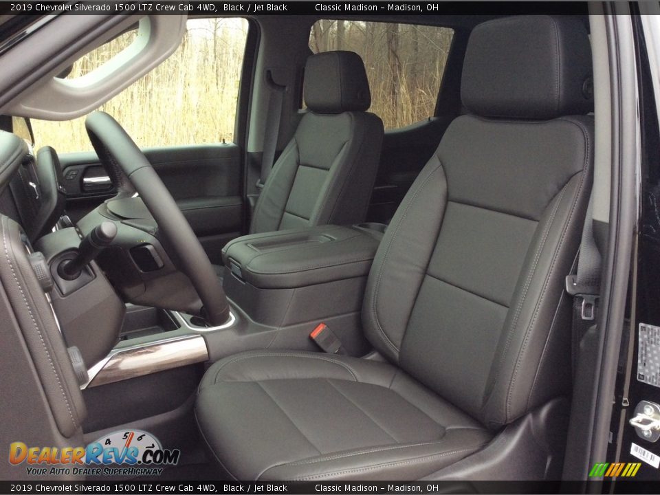 Front Seat of 2019 Chevrolet Silverado 1500 LTZ Crew Cab 4WD Photo #10