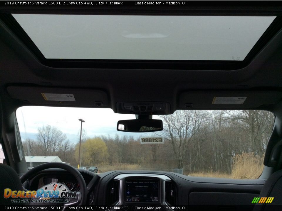 2019 Chevrolet Silverado 1500 LTZ Crew Cab 4WD Black / Jet Black Photo #11