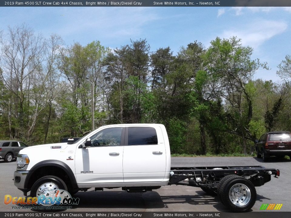 Bright White 2019 Ram 4500 SLT Crew Cab 4x4 Chassis Photo #1