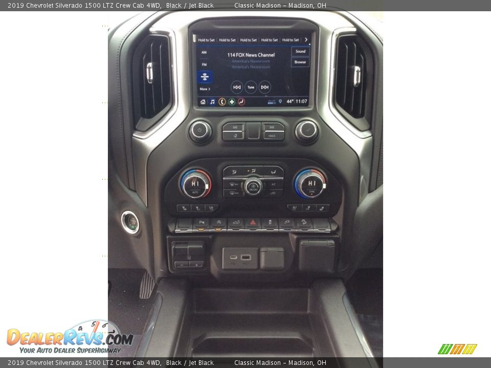 2019 Chevrolet Silverado 1500 LTZ Crew Cab 4WD Black / Jet Black Photo #14