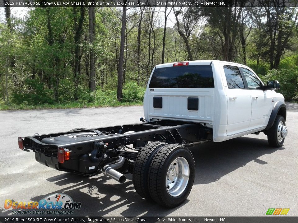 2019 Ram 4500 SLT Crew Cab 4x4 Chassis Bright White / Black/Diesel Gray Photo #6