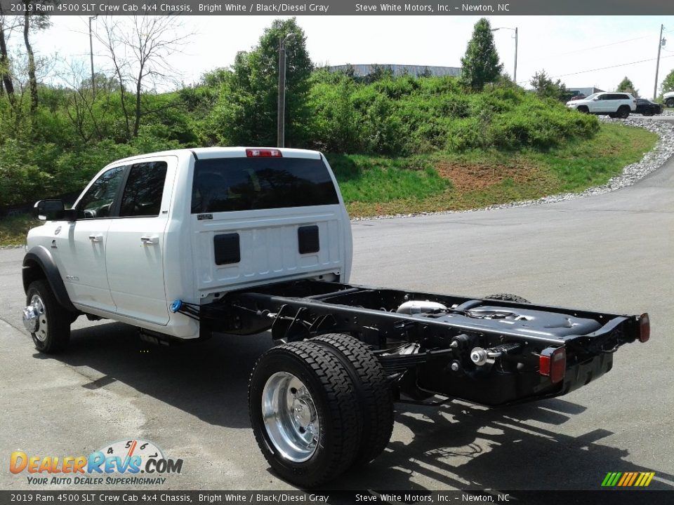 2019 Ram 4500 SLT Crew Cab 4x4 Chassis Bright White / Black/Diesel Gray Photo #8