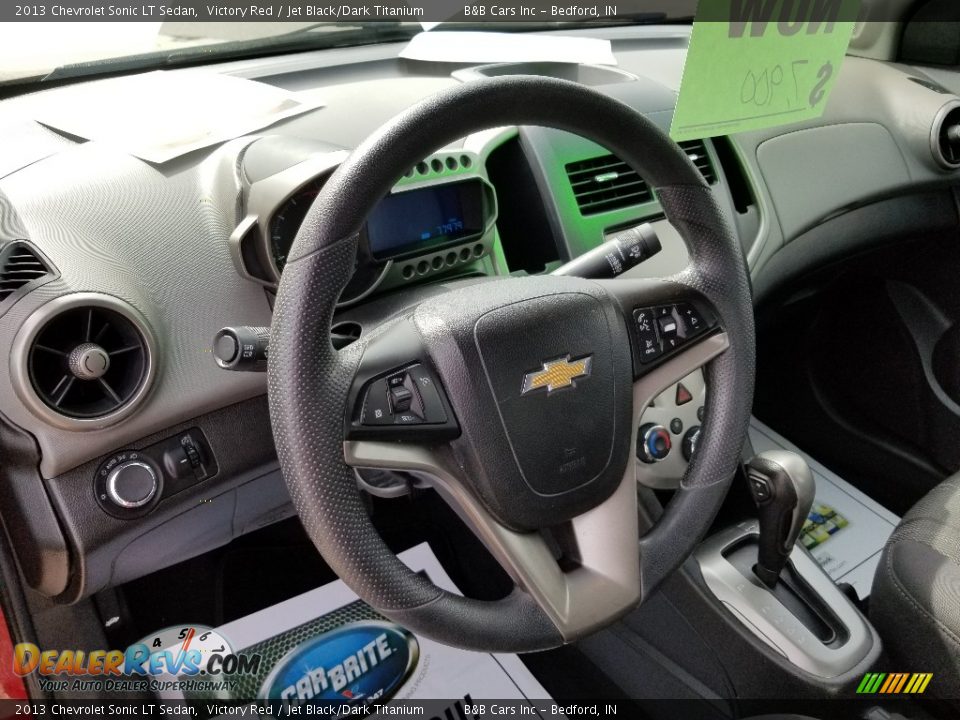 2013 Chevrolet Sonic LT Sedan Victory Red / Jet Black/Dark Titanium Photo #7