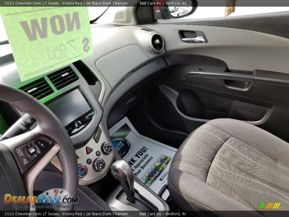 2013 Chevrolet Sonic LT Sedan Victory Red / Jet Black/Dark Titanium Photo #8