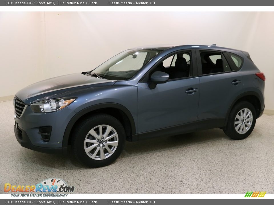 2016 Mazda CX-5 Sport AWD Blue Reflex Mica / Black Photo #3