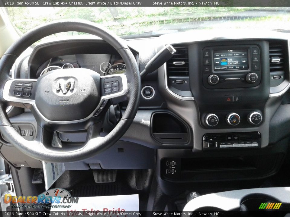 2019 Ram 4500 SLT Crew Cab 4x4 Chassis Bright White / Black/Diesel Gray Photo #22