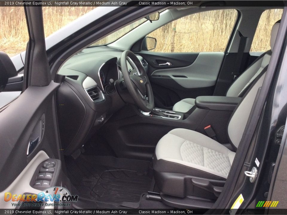 2019 Chevrolet Equinox LS Nightfall Gray Metallic / Medium Ash Gray Photo #9