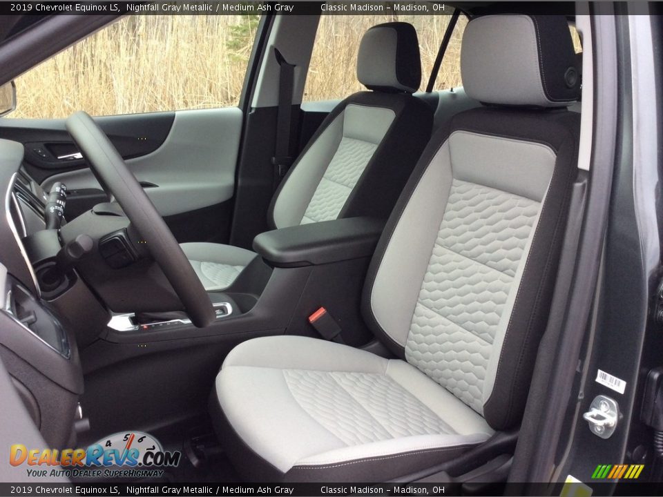 2019 Chevrolet Equinox LS Nightfall Gray Metallic / Medium Ash Gray Photo #10