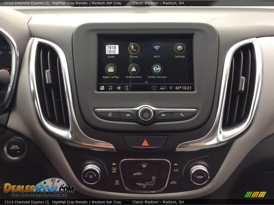 2019 Chevrolet Equinox LS Nightfall Gray Metallic / Medium Ash Gray Photo #14