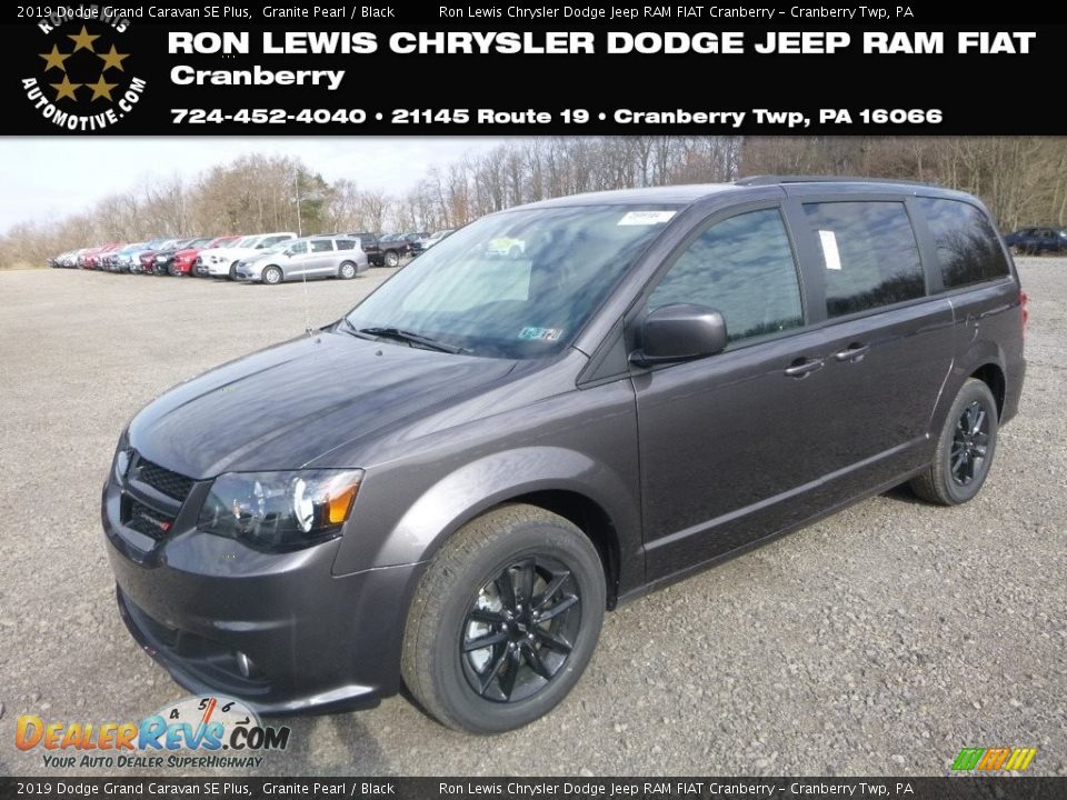 2019 Dodge Grand Caravan SE Plus Granite Pearl / Black Photo #1