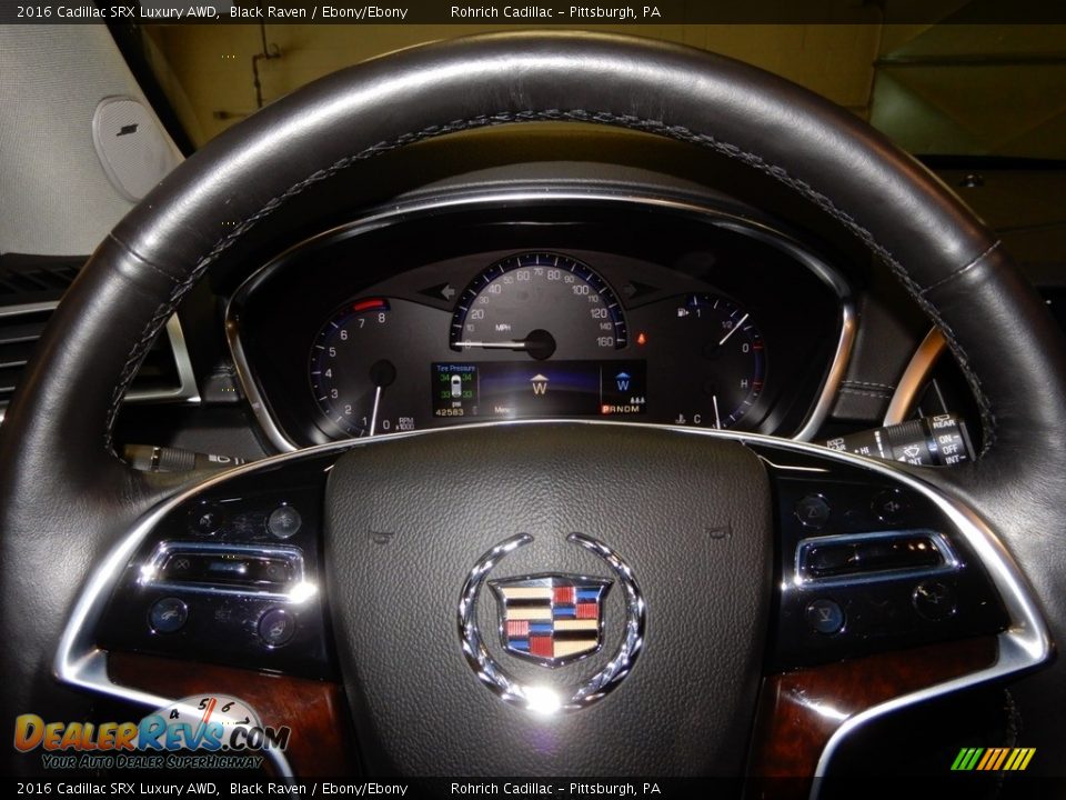 2016 Cadillac SRX Luxury AWD Black Raven / Ebony/Ebony Photo #15