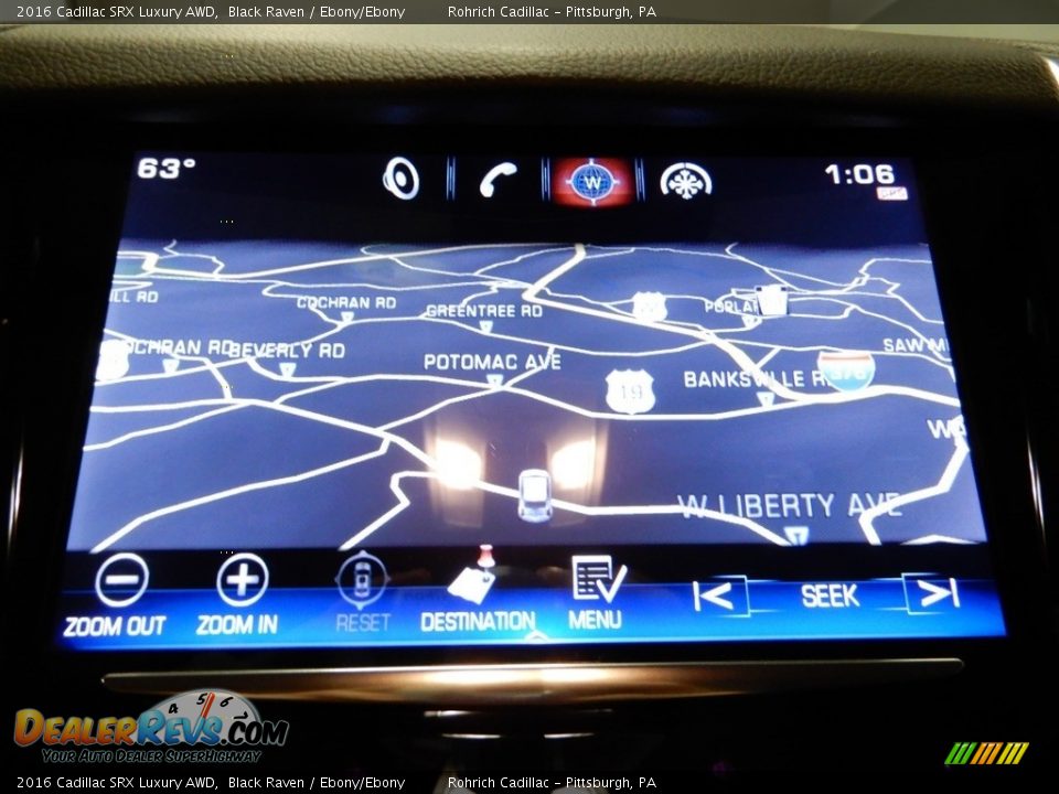 2016 Cadillac SRX Luxury AWD Black Raven / Ebony/Ebony Photo #24