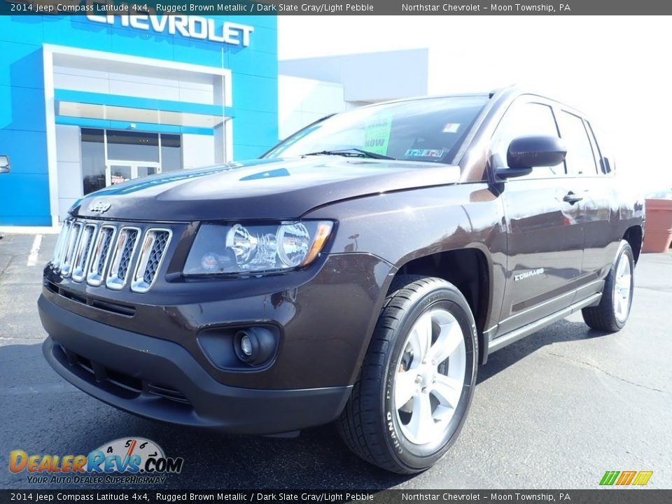 2014 Jeep Compass Latitude 4x4 Rugged Brown Metallic / Dark Slate Gray/Light Pebble Photo #2