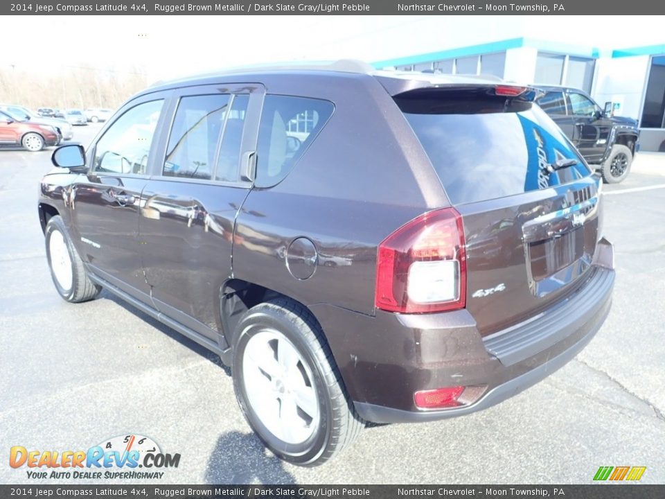 2014 Jeep Compass Latitude 4x4 Rugged Brown Metallic / Dark Slate Gray/Light Pebble Photo #4