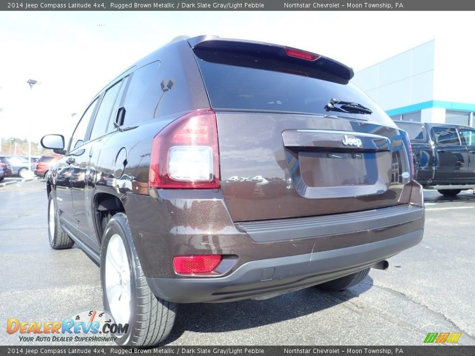 2014 Jeep Compass Latitude 4x4 Rugged Brown Metallic / Dark Slate Gray/Light Pebble Photo #5