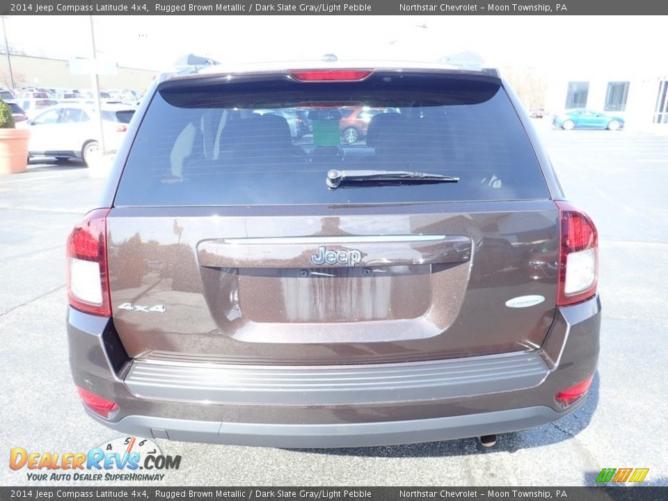 2014 Jeep Compass Latitude 4x4 Rugged Brown Metallic / Dark Slate Gray/Light Pebble Photo #6