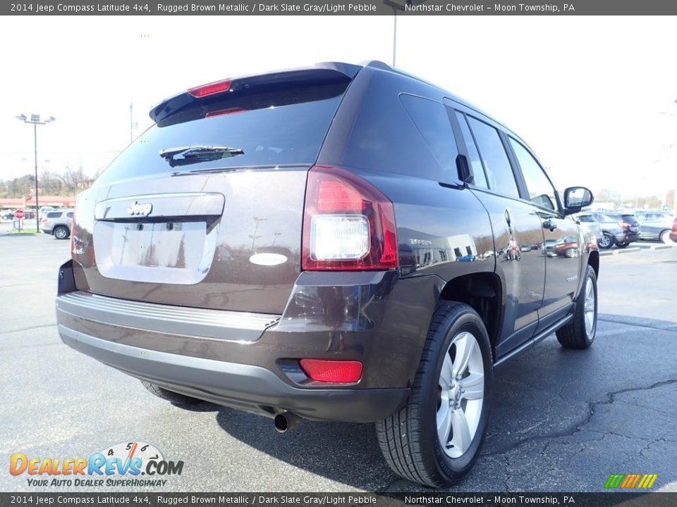 2014 Jeep Compass Latitude 4x4 Rugged Brown Metallic / Dark Slate Gray/Light Pebble Photo #8