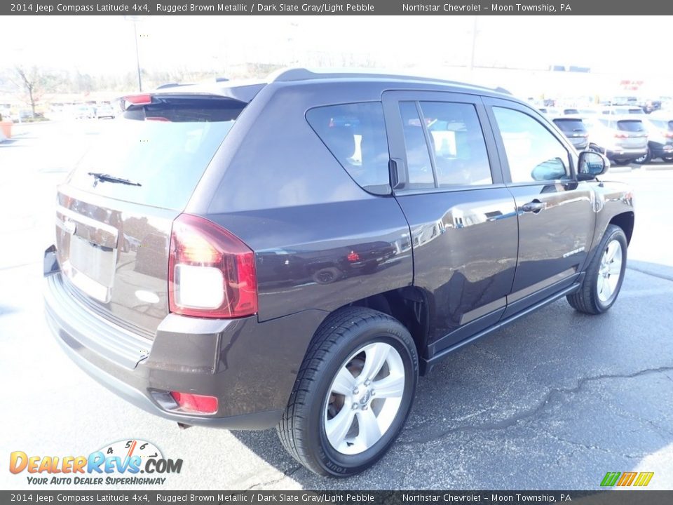 2014 Jeep Compass Latitude 4x4 Rugged Brown Metallic / Dark Slate Gray/Light Pebble Photo #9