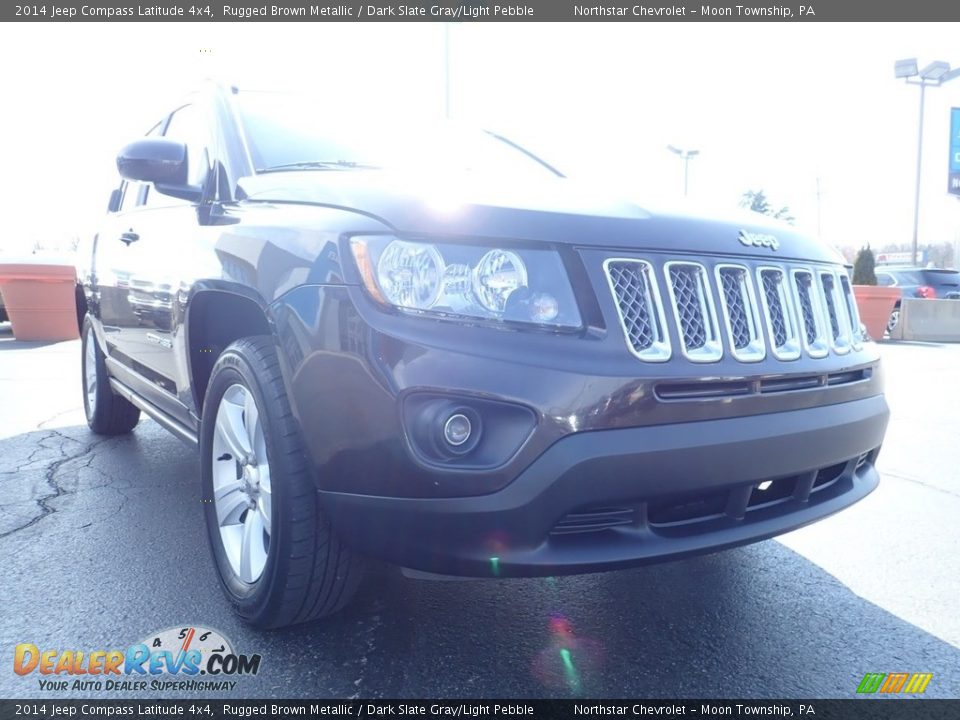 2014 Jeep Compass Latitude 4x4 Rugged Brown Metallic / Dark Slate Gray/Light Pebble Photo #12