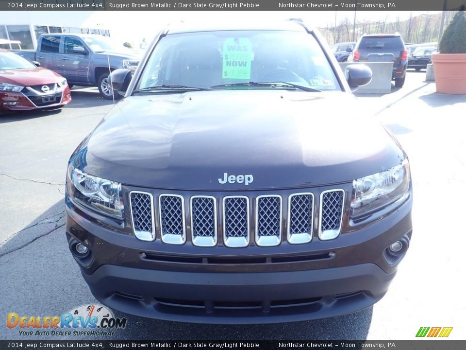 2014 Jeep Compass Latitude 4x4 Rugged Brown Metallic / Dark Slate Gray/Light Pebble Photo #13