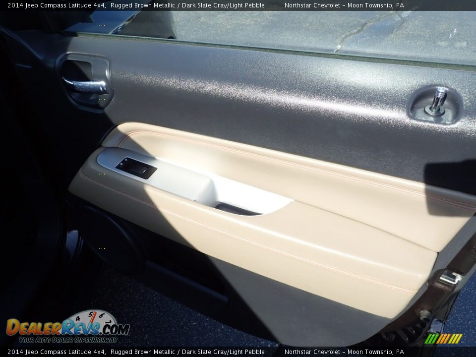 2014 Jeep Compass Latitude 4x4 Rugged Brown Metallic / Dark Slate Gray/Light Pebble Photo #17
