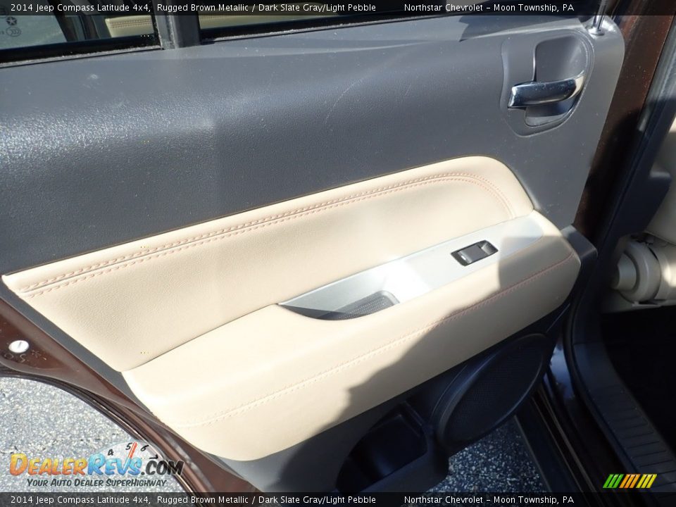 2014 Jeep Compass Latitude 4x4 Rugged Brown Metallic / Dark Slate Gray/Light Pebble Photo #23