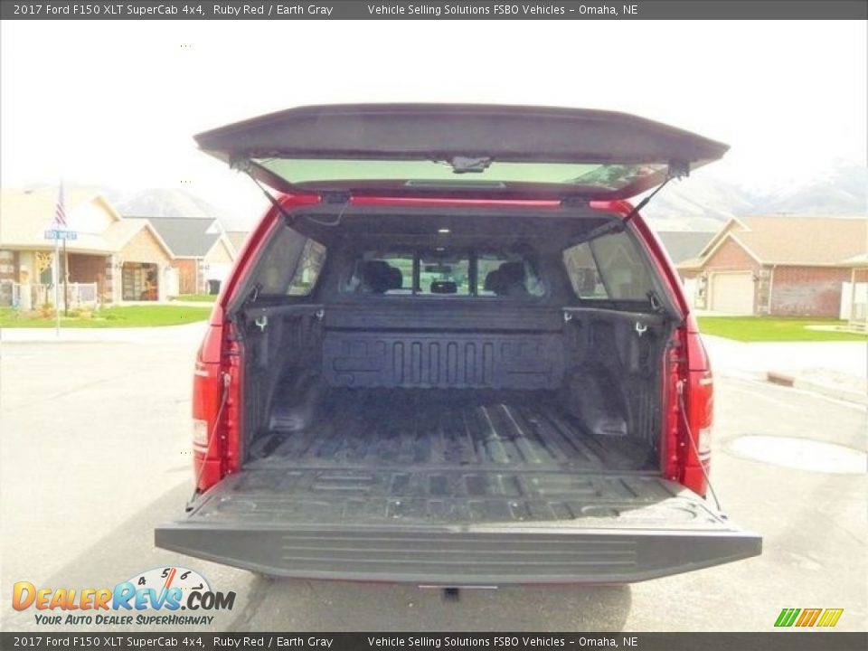 2017 Ford F150 XLT SuperCab 4x4 Ruby Red / Earth Gray Photo #6