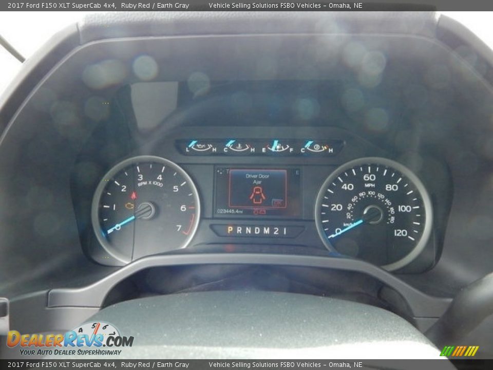 2017 Ford F150 XLT SuperCab 4x4 Ruby Red / Earth Gray Photo #14