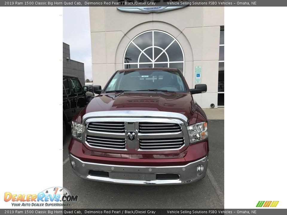 2019 Ram 1500 Classic Big Horn Quad Cab Delmonico Red Pearl / Black/Diesel Gray Photo #2