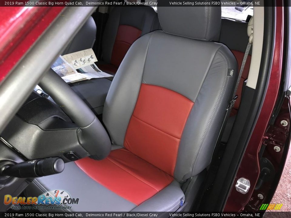 2019 Ram 1500 Classic Big Horn Quad Cab Delmonico Red Pearl / Black/Diesel Gray Photo #3