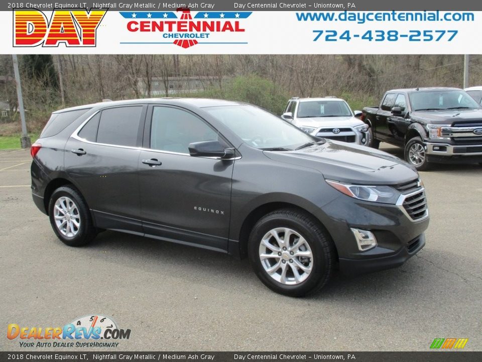 2018 Chevrolet Equinox LT Nightfall Gray Metallic / Medium Ash Gray Photo #1