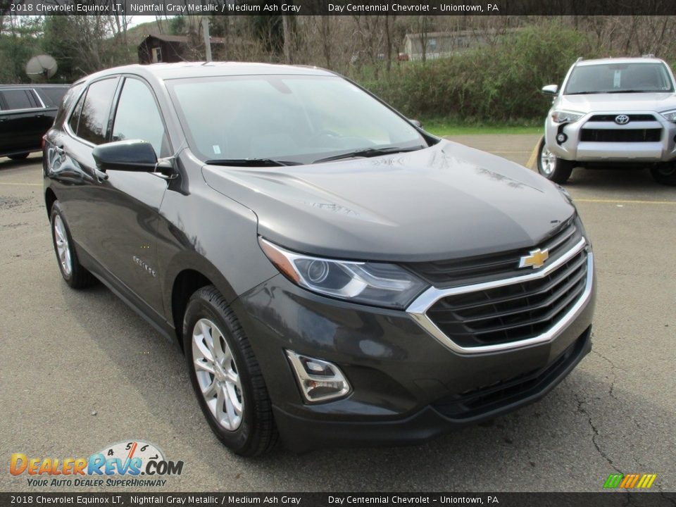 2018 Chevrolet Equinox LT Nightfall Gray Metallic / Medium Ash Gray Photo #10