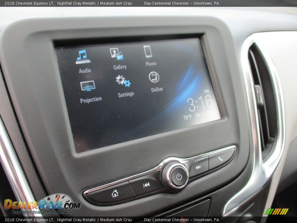 2018 Chevrolet Equinox LT Nightfall Gray Metallic / Medium Ash Gray Photo #27