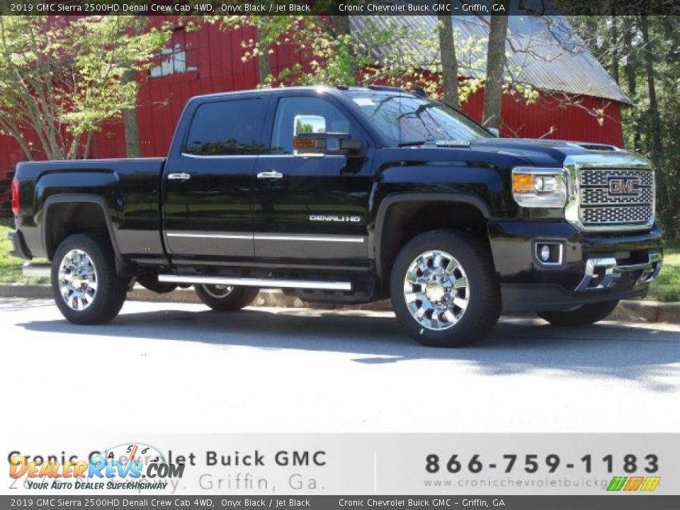 2019 GMC Sierra 2500HD Denali Crew Cab 4WD Onyx Black / Jet Black Photo #1