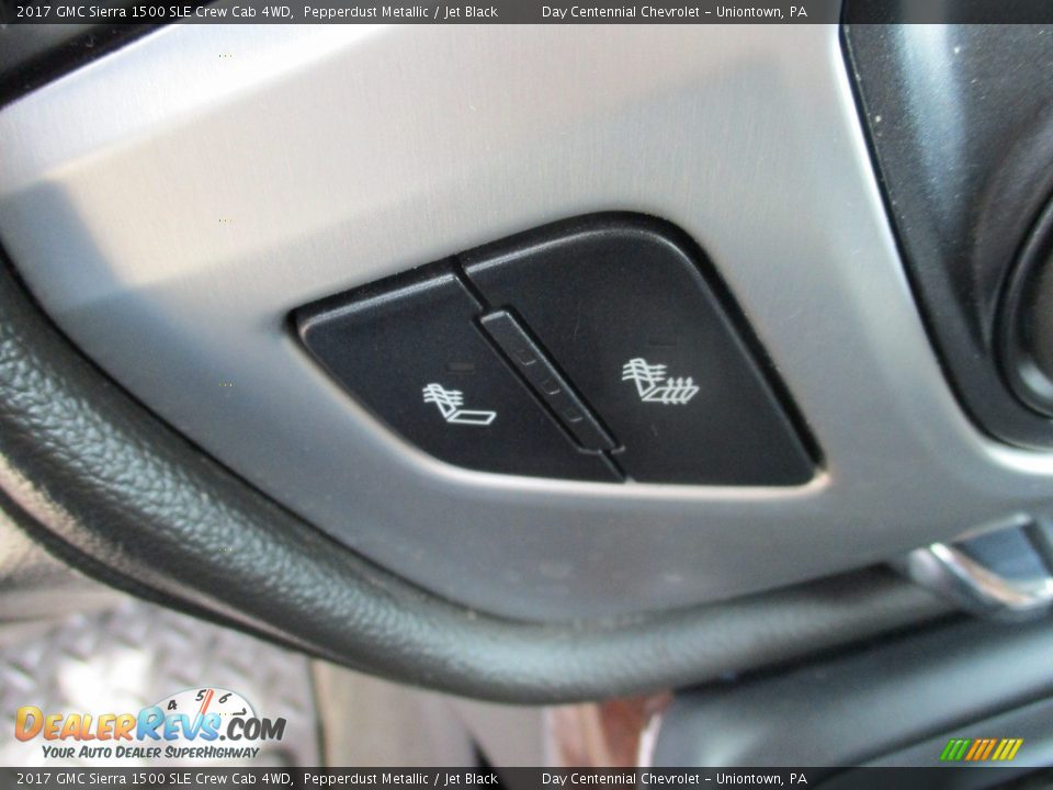 2017 GMC Sierra 1500 SLE Crew Cab 4WD Pepperdust Metallic / Jet Black Photo #29