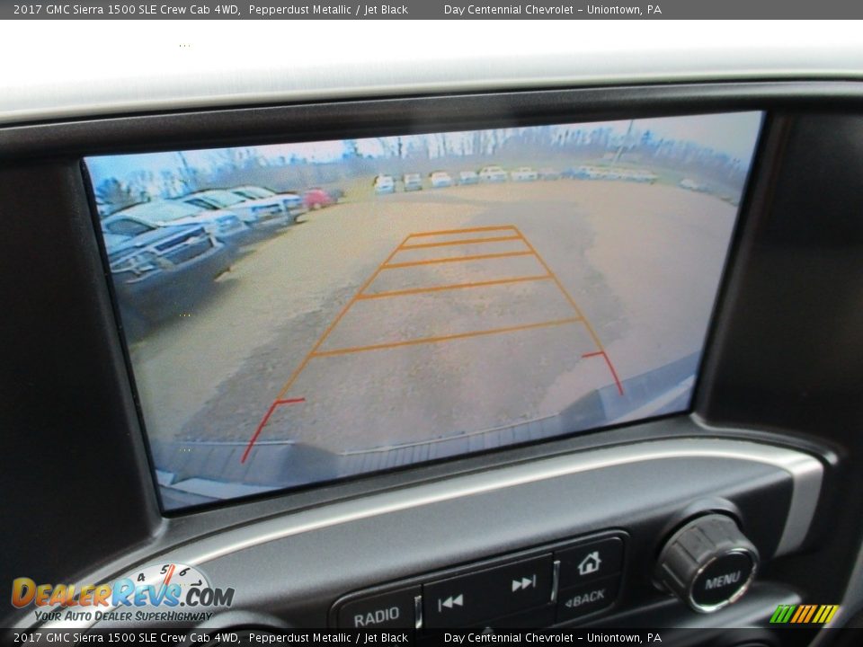2017 GMC Sierra 1500 SLE Crew Cab 4WD Pepperdust Metallic / Jet Black Photo #30